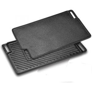 Cast Iron Double Sided Griddle Pan