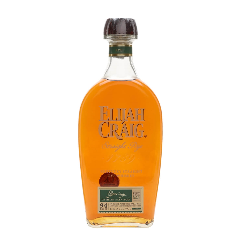 Elijah Craig Straight Rye Bourbon