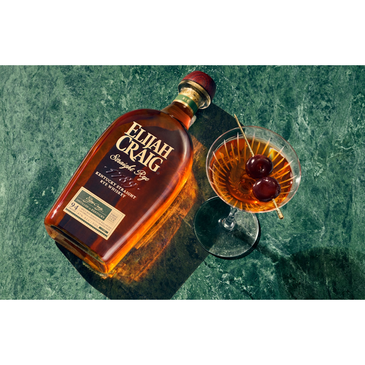 Elijah Craig Straight Rye Bourbon - Image 2
