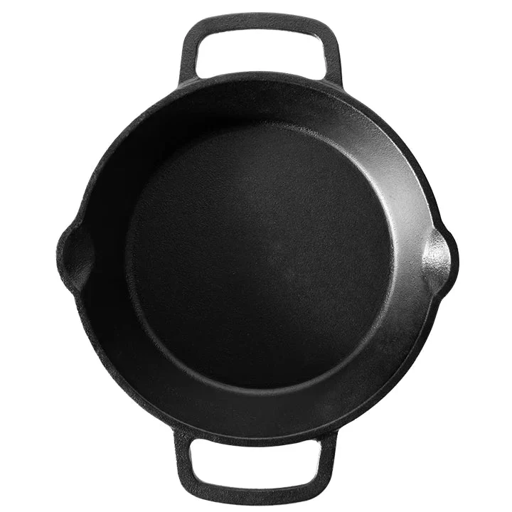 Windmill Two Handle Cast Iron Skillet - Image 2