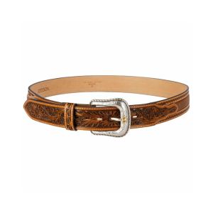 Tooled Leather Belt
