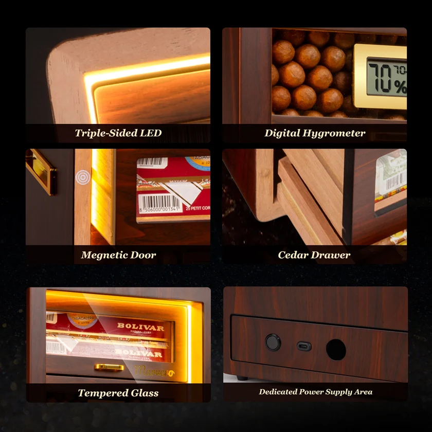 Cabinet 200 Cigar Humidor - Image 4