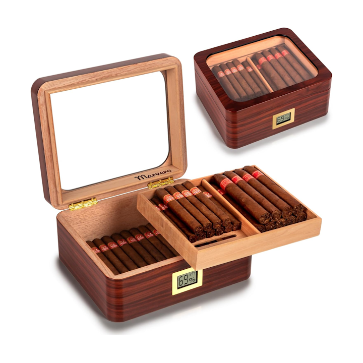 Table Top 30-50 Cigar Humidor - Image 3